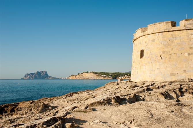 Moraira coastal watchtower