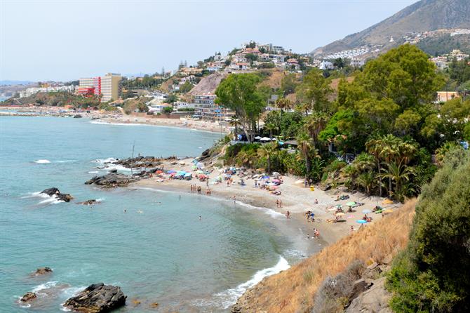 Playa La Viborilla i Benaladena