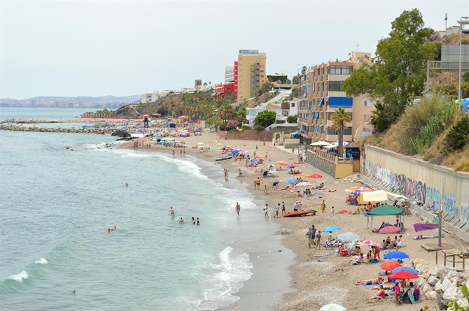 Playa Malibu, Playa Arroyo Hondo, Playa Bonita, Benalmadena - Costa del Sol (Espagne)