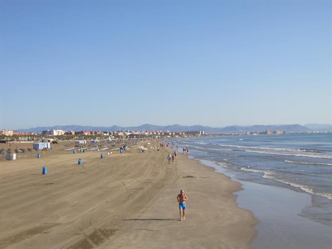 Valencia spiagge - Playa de Las Arenas