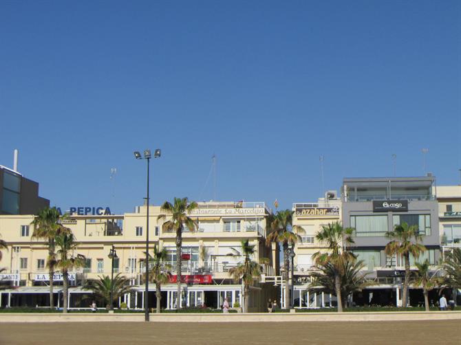 Restaurants aan strand Valencia
