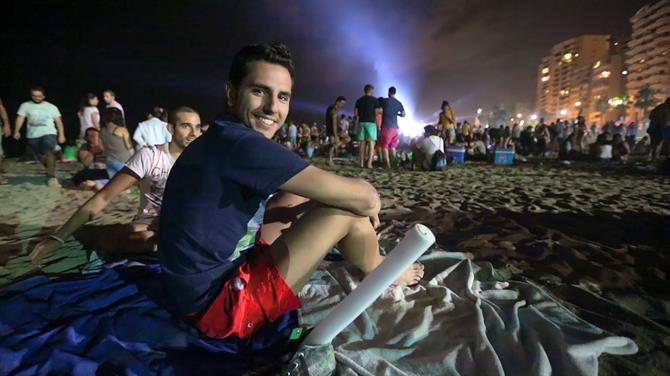 Noche de San Juan à la Malagueta, Malaga - Costa del Sol (Espagne)