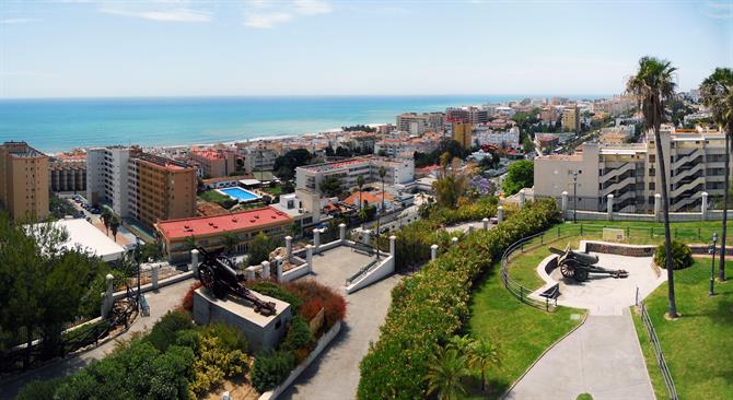 Torremolinos, Parque la Bateria - Panorama dalla torre