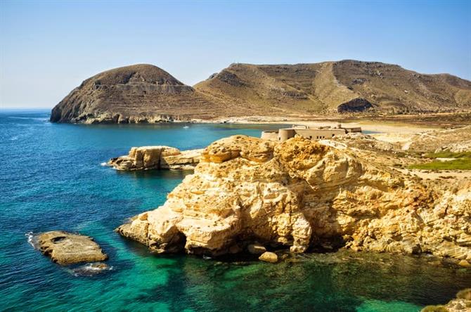 Strand El Playazo, Cabo de Gata, Costa de Almeria