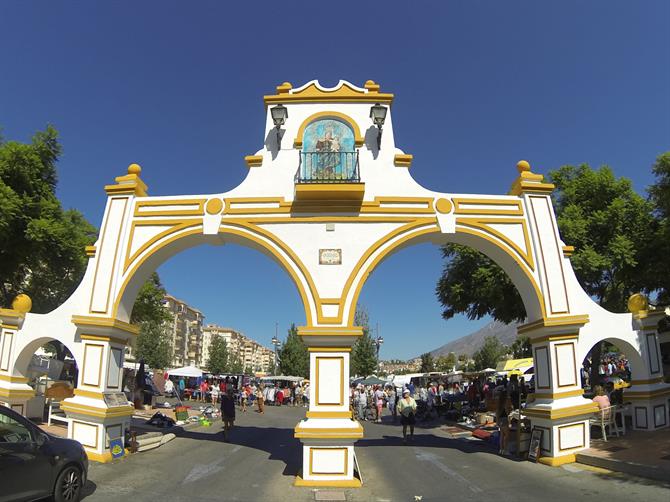 Fuengirola fair grounds entrance
