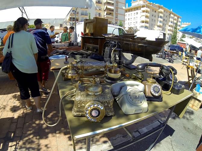 Antique Telephones, Fuengirola flea market