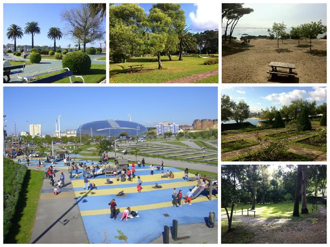 Parcs et jardins à Santander, Cantabrie (Espagne)