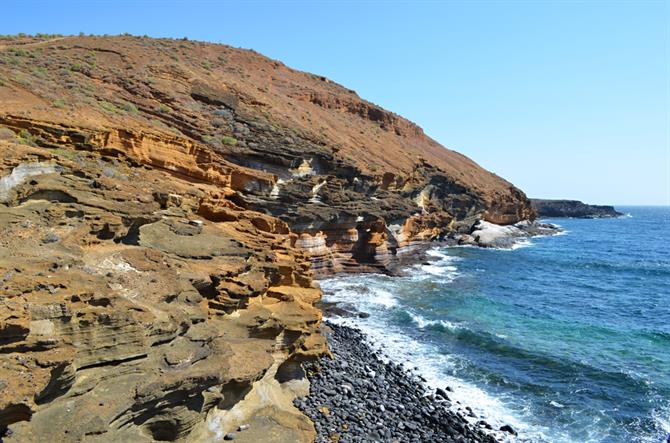 Playa Montaña Amarilla, Costa del Silenzio, Tenerife