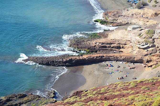 Playa Montana Roja, El Medano, Teneriffa