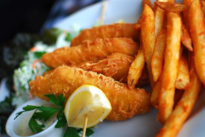 Fish and chips - Tapas à Barcelone (Espagne)