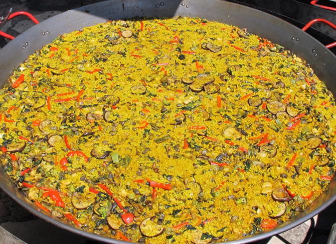 Paella à Denia, Alicante - Costa Blanca (Espagne)