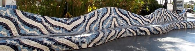 Torrevieja mosaic bench
