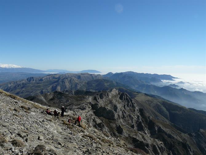 Vista desde la cima de La Maroma