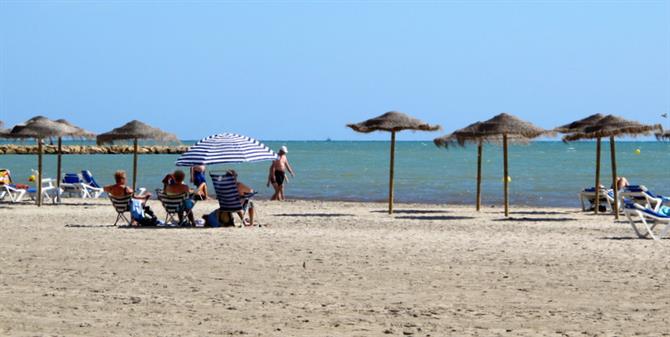 Levante beach at Santa Pola