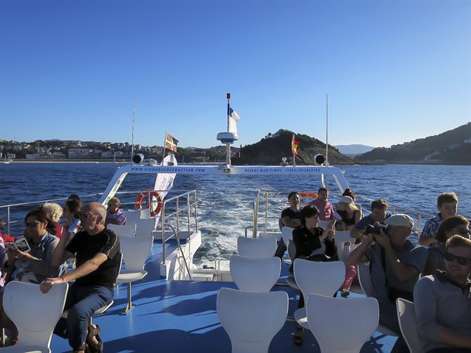 Excursión en barco, San Sebastián