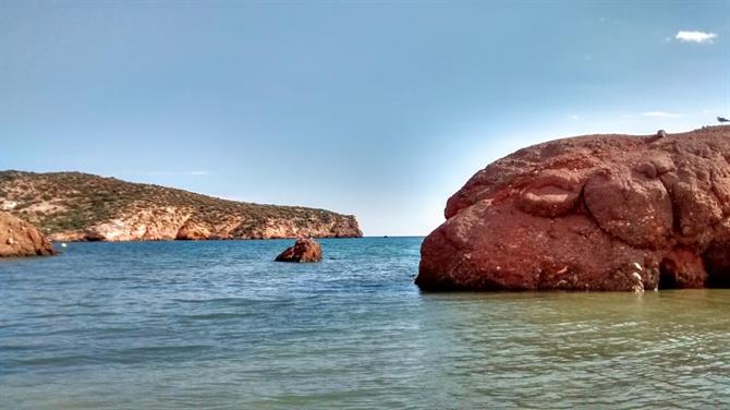 Isla de Adentro vor der Playa de Ermita - Mazarron (Costa Calida) Murcia