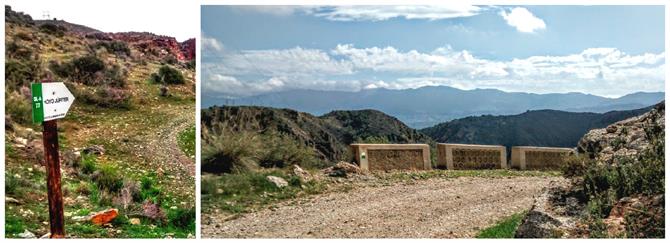 Wanderung durch das Bergbaugebiet in Bedar (Almeria)