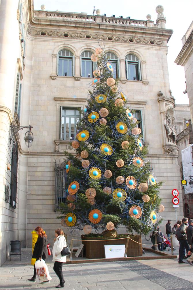 Barcelona Christmas tree
