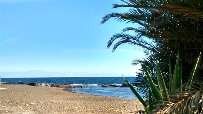 Playa de los Dolores in Villaricos, Almeria, Andalusien