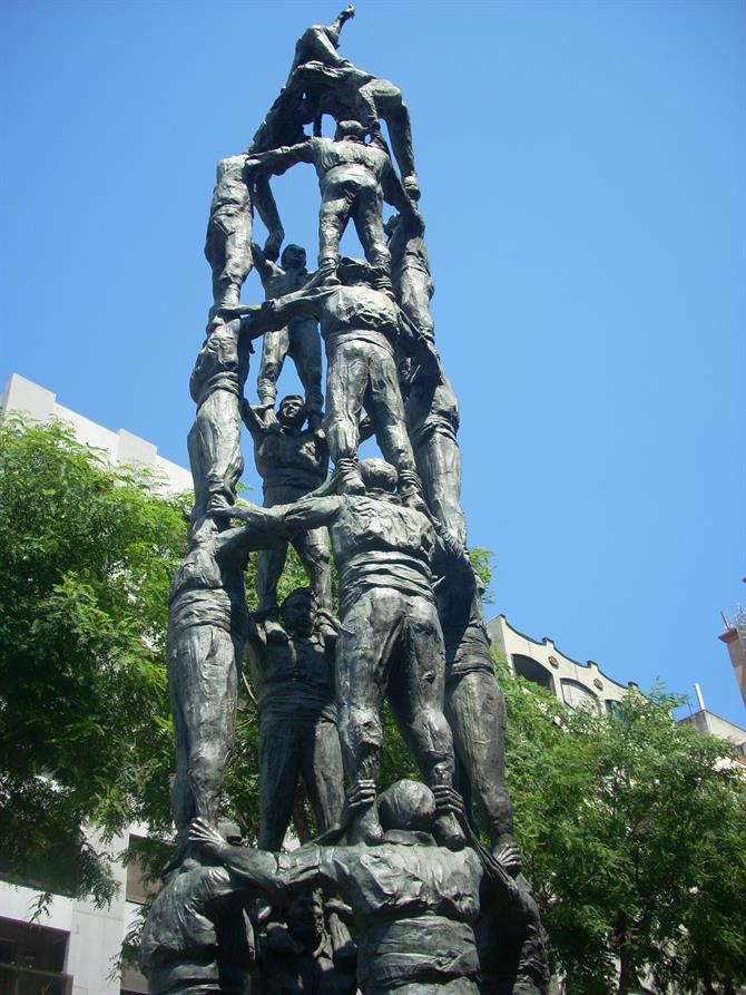 The Als Castellers Statue, Tarragona