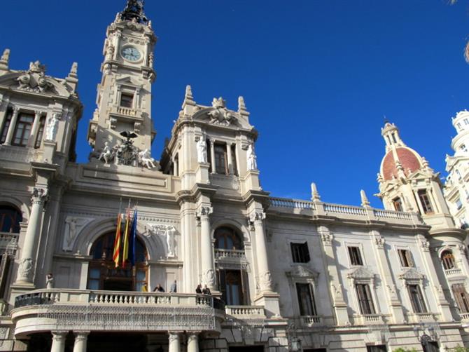 Valencia stadshuis, Plaza del Ayuntamiento