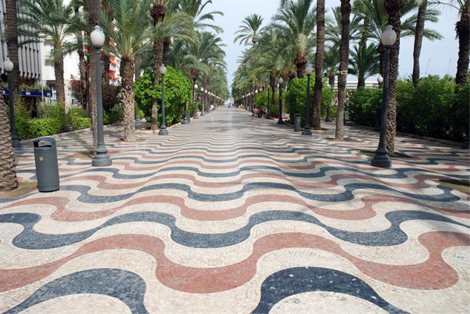 Alicante promenaden