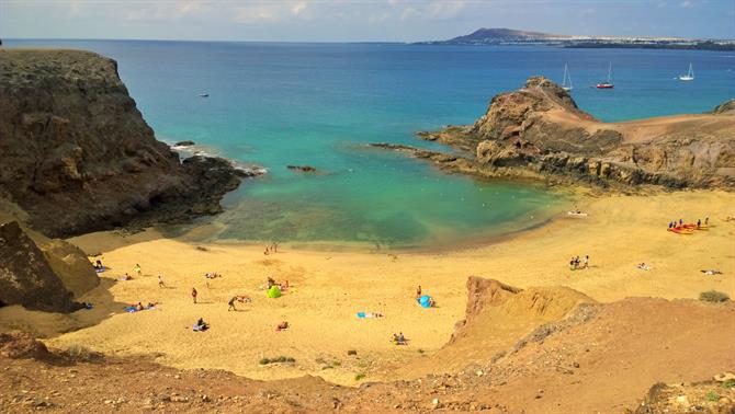 Papegojastränderna på Lanzarote