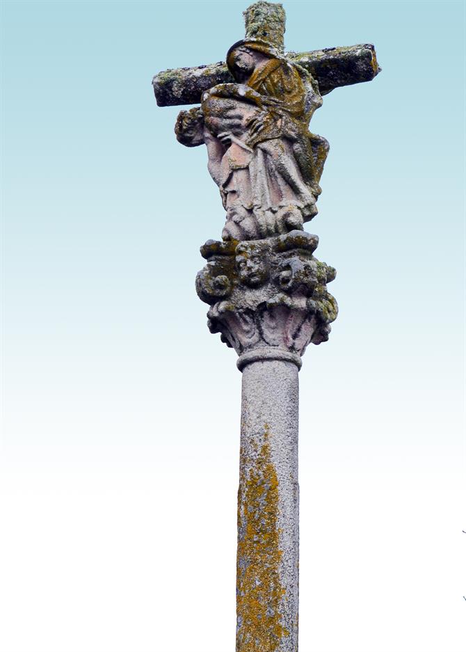 Cruceiros - traditionella galiciska religiösa monument 