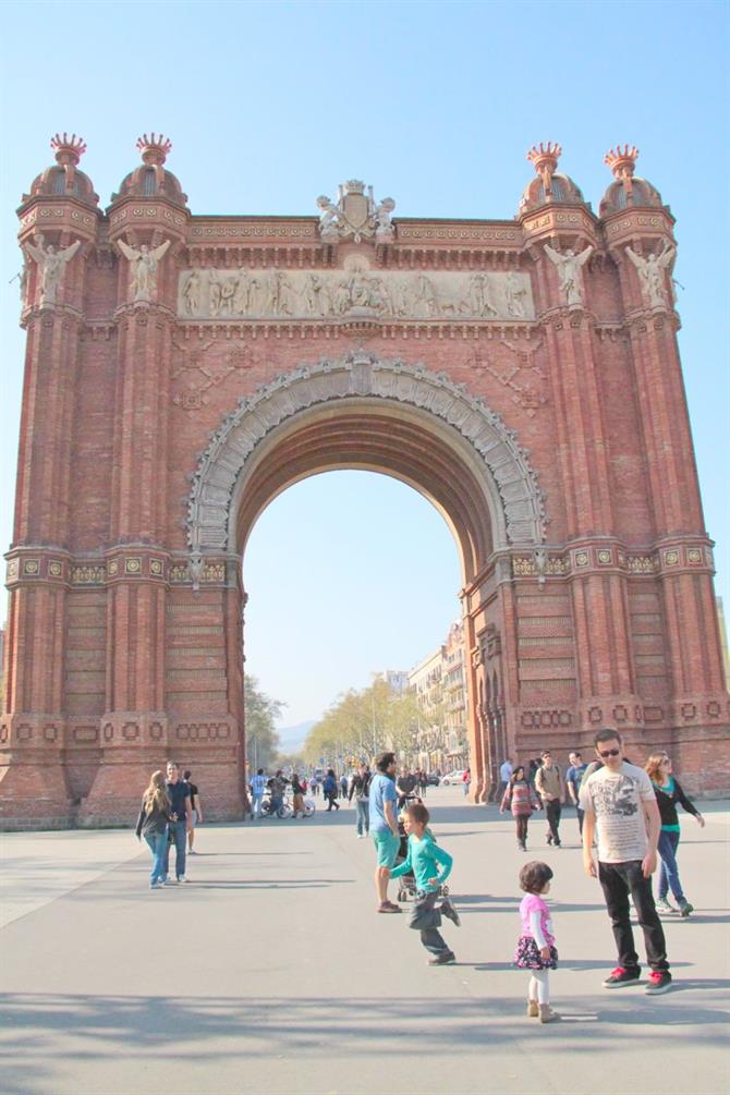Arc de Triomph, Barcelona, Spanien