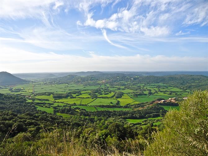 Menorca da Sant'Agata countryside, view from Sant'Agata