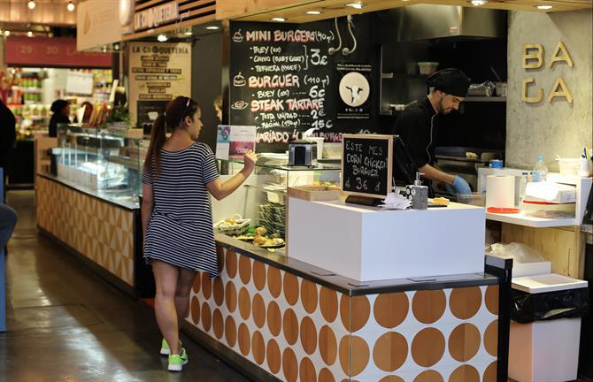 Baga, Mercado de la Merced de Malaga - Costa del Sol (Espagne)