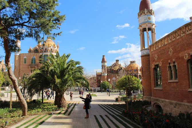 Jardines del Hospital Sant Pau i Santa Creu, Barcelona