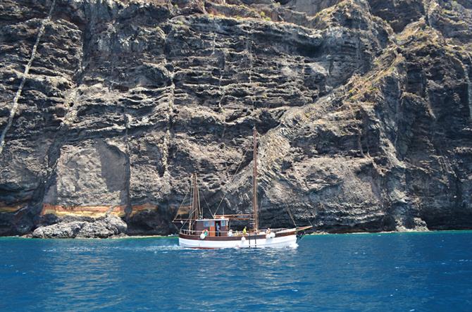 Katrin, barca per osservazione di balene e delfini, Los Gigantes, Tenerife