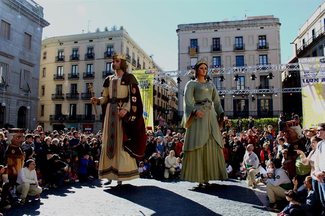 Parade reuzendans, Barcelona