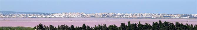 Torrevieja's pink salt lake