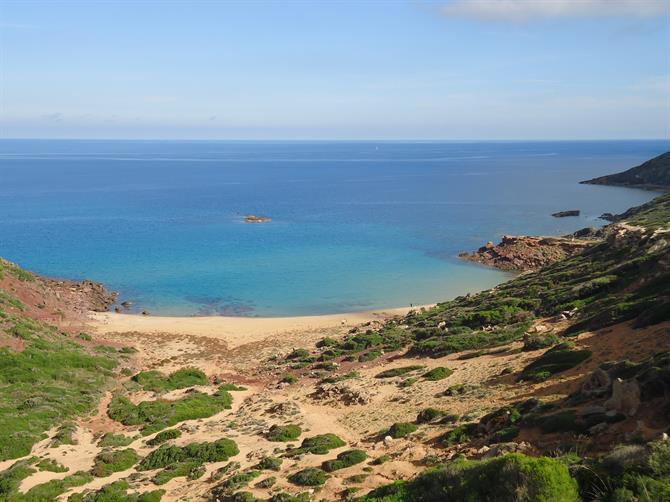 The virgin beaches of Menorca - Cala Pilar