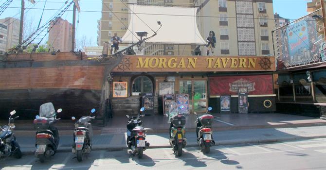 Morgans Taverna i det engelske kvarteret, Benidorm