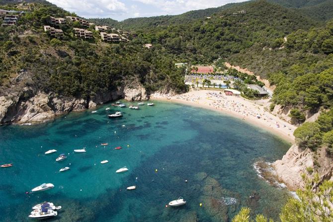 Cala Giverola in Tossa de Mar