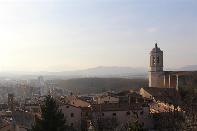 Der Ausblick über Girona