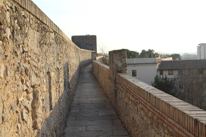 Die karolingische Mauer in Girona