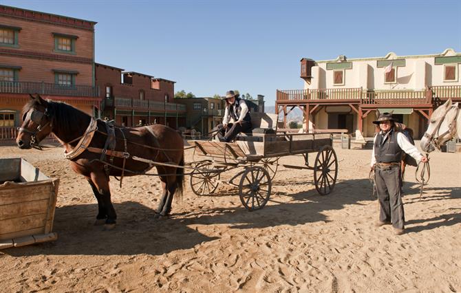 Kulisser for westernfilmer, Mini Hollywood, Almeria, Andalusia