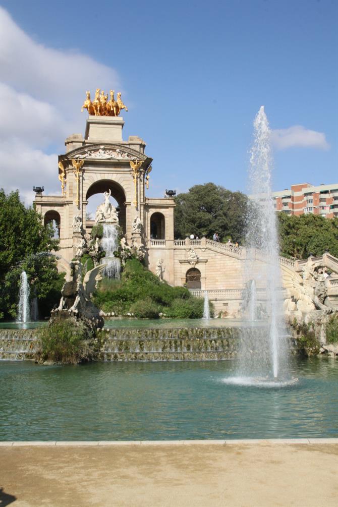 Park Ciutadella fountain