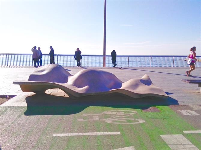 Passeig Barceloneta bench