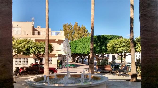 Plaza im Herzen von Turre, Costa Almeria