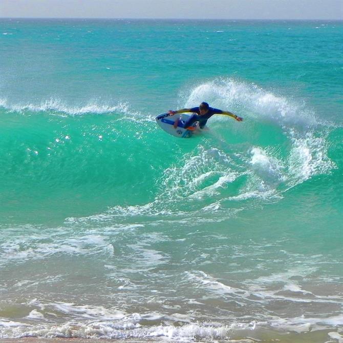 Surfing on the Costa de la Luz