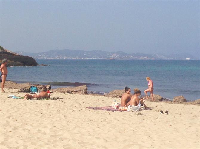 Mare a Playa de se Salines, Ibiza