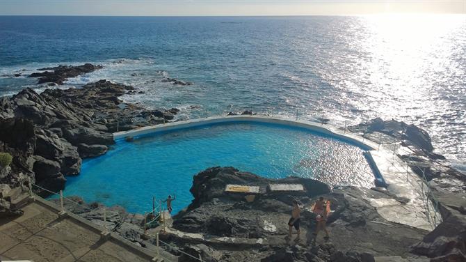 Naturlige saltvannsbasseng i Tenerife