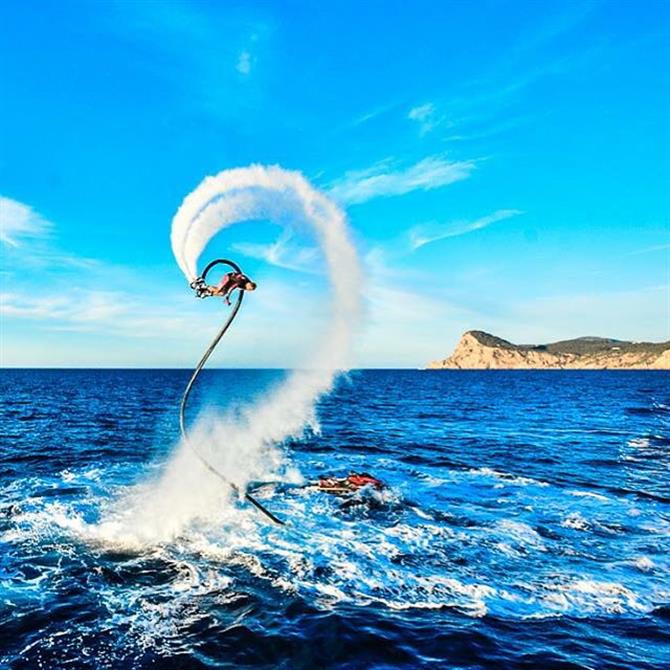 Flyboarding in Ibiza