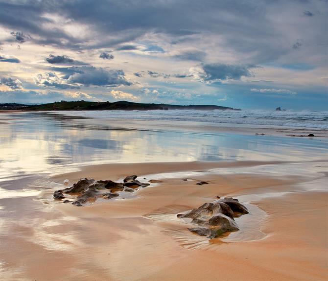 Plage de Valdearenas, Liencres - Cantabrie (Espagne)