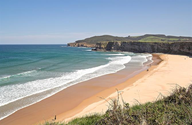 Playa de Langre in Kantabrien